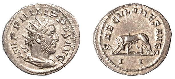 Philip I, 244-249 A.D.  Ex: Sternberg