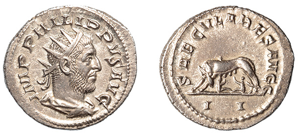 Philip I, 244-249 A.D. Ex: Sternberg
