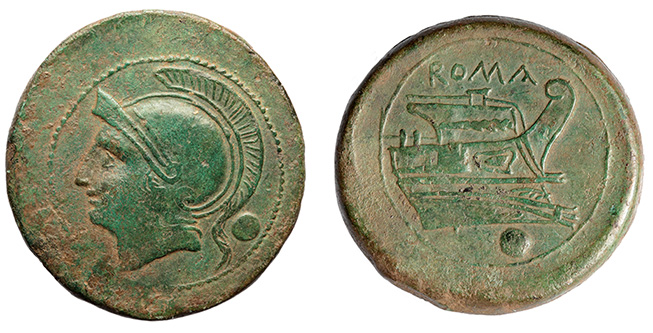 Rome, Anonymous, Struck Uncia