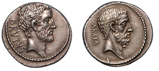Marcus Junius Brutus, 54 B.C.