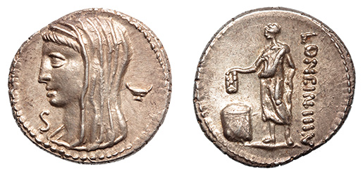 Lucius Cassius Longinus, 60 B.C.  Voting scene