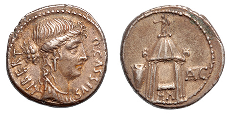 Q. Cassius Longinus, 55 B.C.
