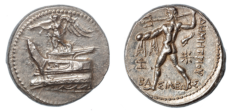 Macedonian Kings, Demetrios Poliorketes, 306-283 