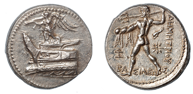 Macedonian Kings, Demetrios Poliorketes, 306-283