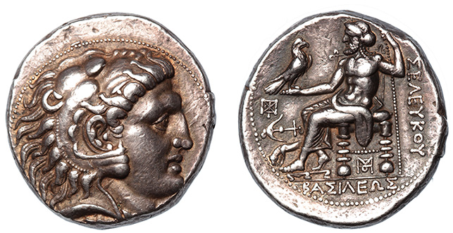 Seleukos I, 312-281 B.C. 1952 pedigree