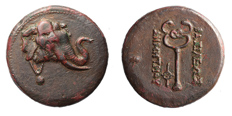 Baktria, Demetrios I, c.200-185 B.C.