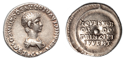 Nero, 54-68 A.D. As Caesar under Claudius