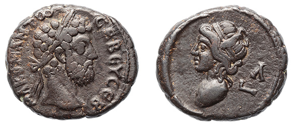  Alexandria, Commodus, 177-192 A.D.