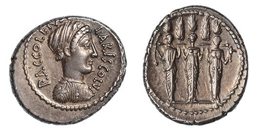 P. Accoleius Lariscolus, c.43 B.C.