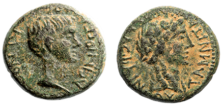 Aeolis, Temnos, C. Asinius Gallus, 6-5 B.C.