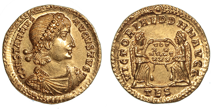 Constantius II, 337-361 A.D. ex:Pierre Bastien