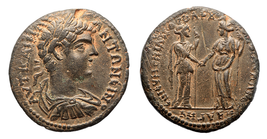 Lydia, Sala and Bagis, Caracalla, 198-217 A.D.