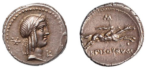 L Piso Frugi, 90 B.C.