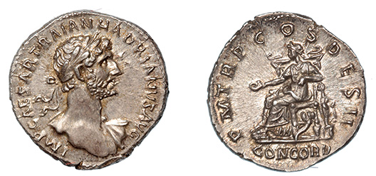 Hadrian, 117-138 A.D.