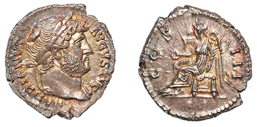 Hadrian, 117-138 A.D.
