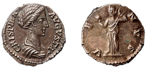 Crispina, wife of Commodus, 178-192 A.D. 