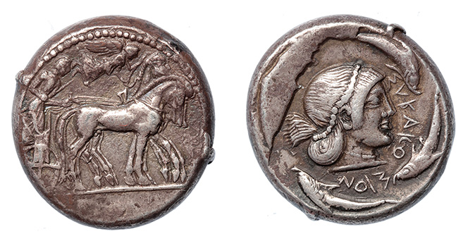 Sicily, Syracuse, pedigreed to 1975