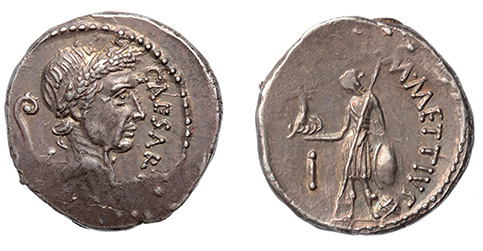 Julius Caesar, d.44 B.C., ex: Rosen,1974