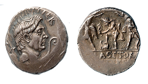 Sextus Pompey, c.42-39 B.C. ex: Rosen 1974