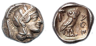 Attica, Athens, AR Drachm