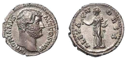 Hadrian, 117-138 A.D. Alexandria province series