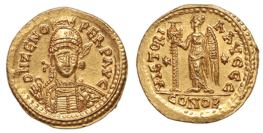 Zeno, 2nd Reign, 476-491 A.D. Thessalonica