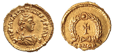 Valentinian III, 425-455 A.D. ex: Garrett et al
