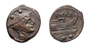 Sardinia, Anonymous, AE Struck Sextans