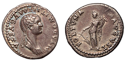 Domitilla the Younger, daugher of Vespasian