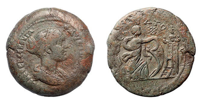 Alexandria, Faustina II, Rev. Lighthouse, ex: Datt