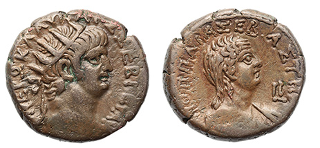 Alexandria, Nero and Poppaea, 54-68 A.D.