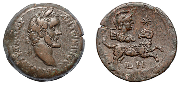 Alexandria, Antoninus Pius, Rv. Aries, ex: Dattari