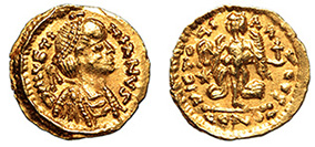 Merovingian, 530-580 A.D. Ex: Cahn, 1932