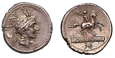 L. Marcius Philippus, 113-112 B.C. 