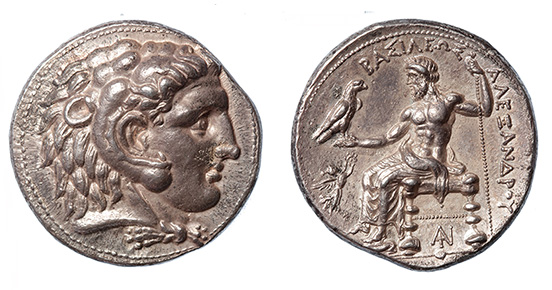 Macedonian Kings, Alexander III, 336-323 B.C.